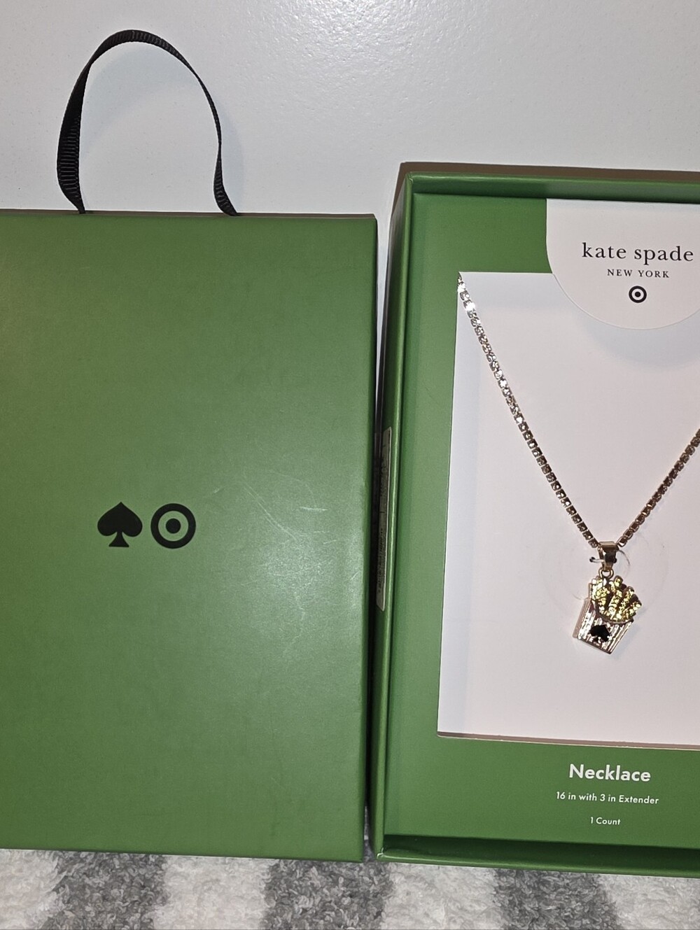 kate spade NWT Gold Popcorn Pendant Necklace